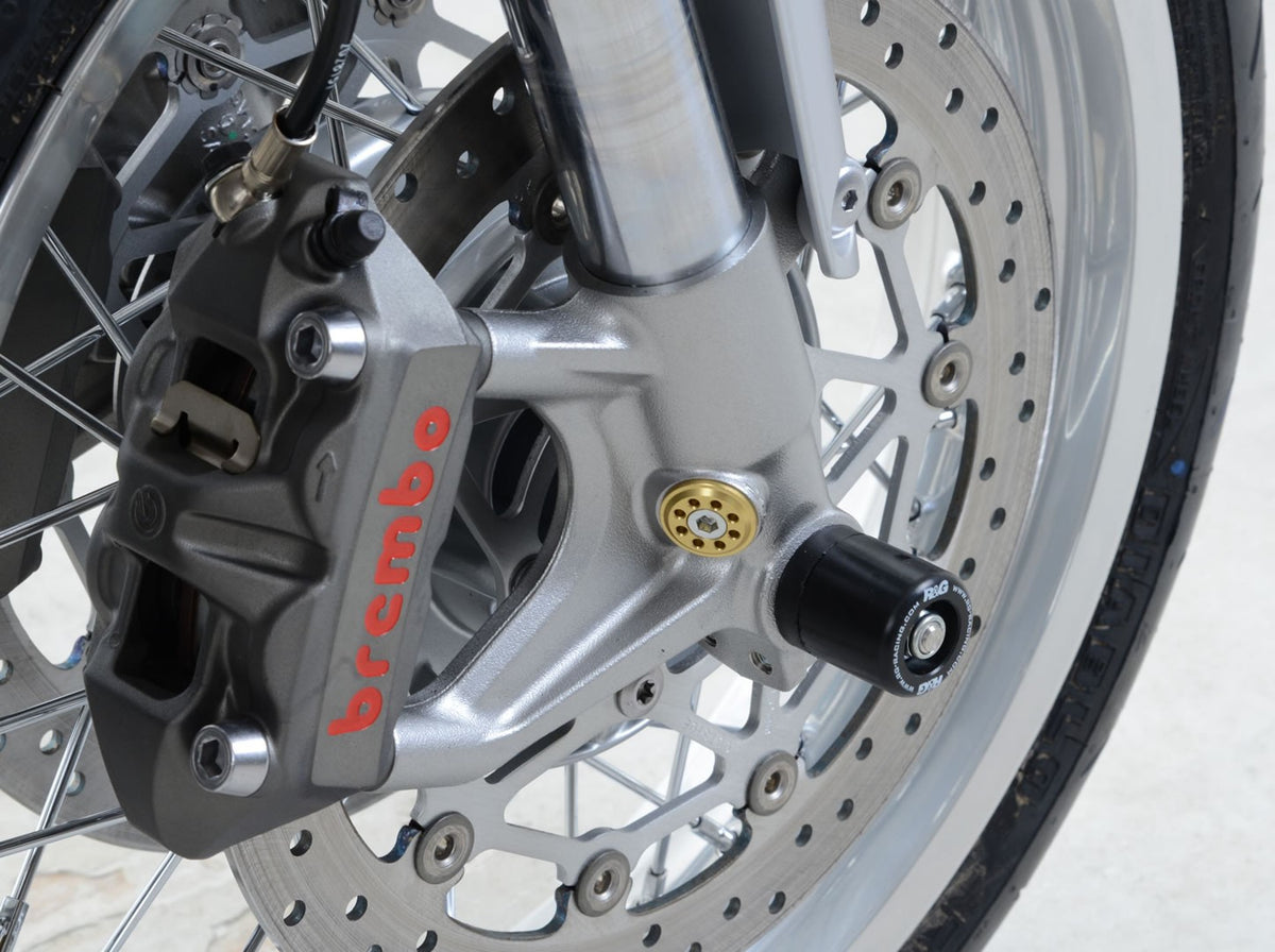 R&G Fork Protectors | Black | Triumph Thruxton 1200R '16- / Speed Twin 1200 ’19-'20 -   Pyramid Motorcycle Accessories
