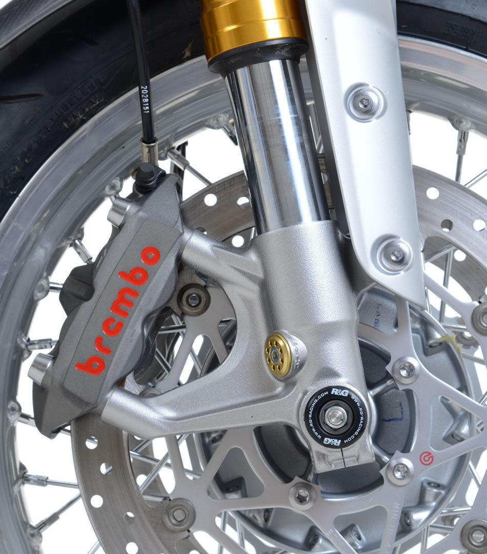 R&G Fork Protectors | Black | Triumph Thruxton 1200R '16- / Speed Twin 1200 ’19-'20 -   Pyramid Motorcycle Accessories