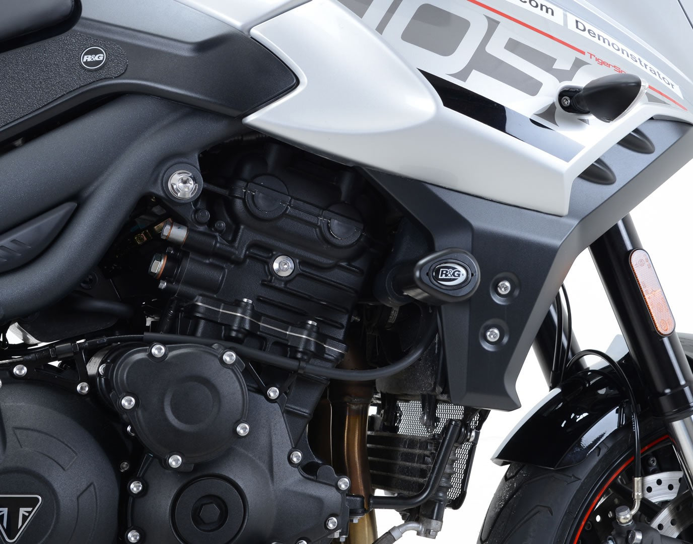 R&G Crash Protectors | Black | Triumph Tiger 1050 Sport 2016>2018