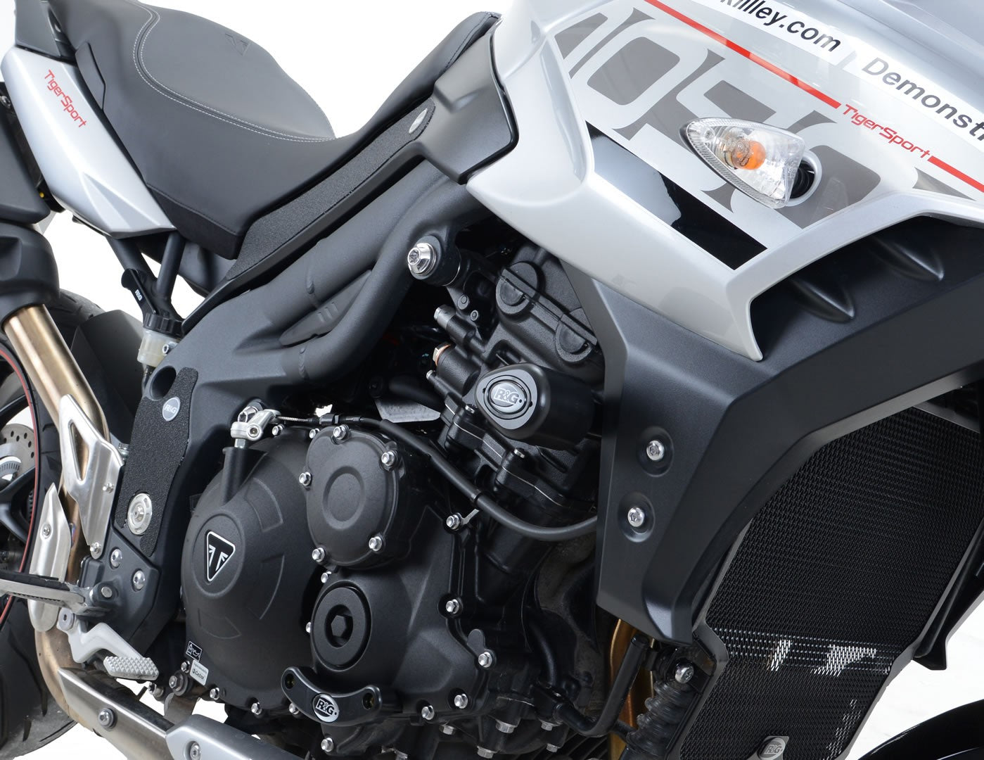 R&G Crash Protectors | Black | Triumph Tiger 1050 Sport 2016>2018