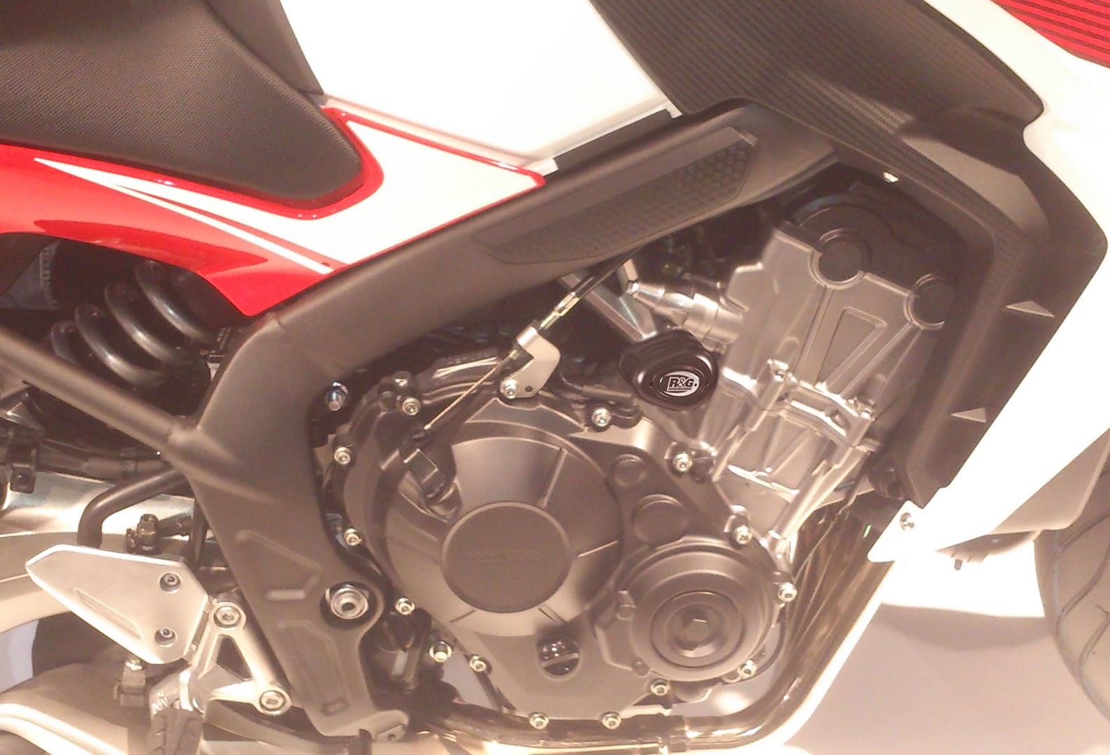 R&G Crash Protectors | Black | Honda CBR 650 R 2019>Current & Honda CB 650 F 2014>2019 & Honda CBR 650 F 2014>2018