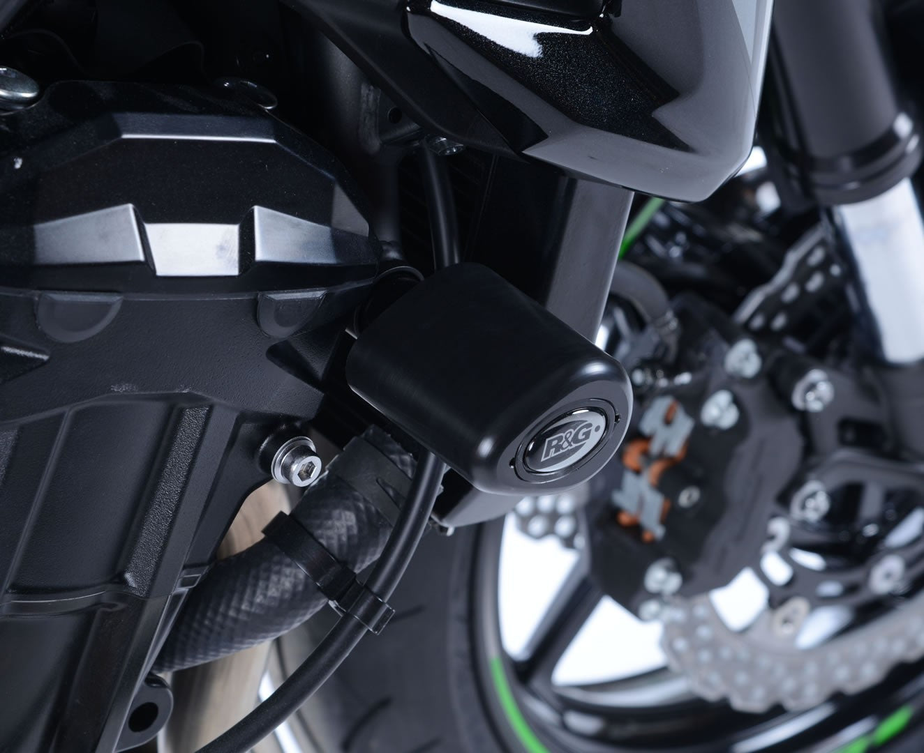 R&G Crash Protectors | Black | Kawasaki Z 900 2017>Current & Kawasaki Z 900 SE 2022>Current