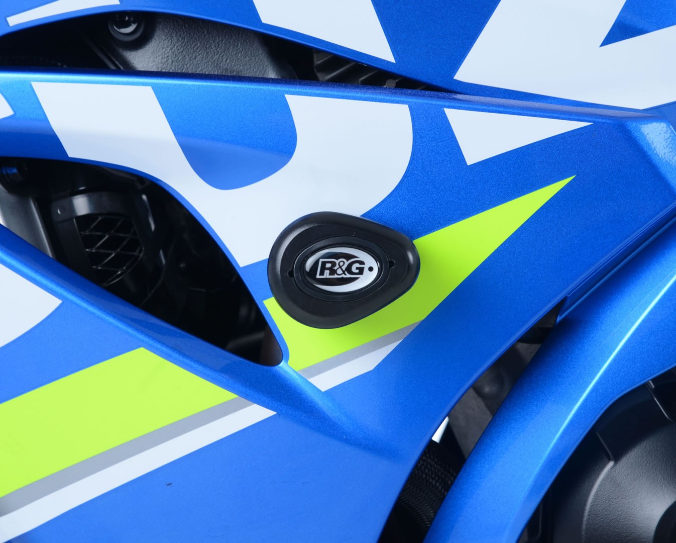 R&G Crash Protectors | White | Suzuki GSX-R1000R 2017>2024 & Suzuki GSX-R1000 2017>2022