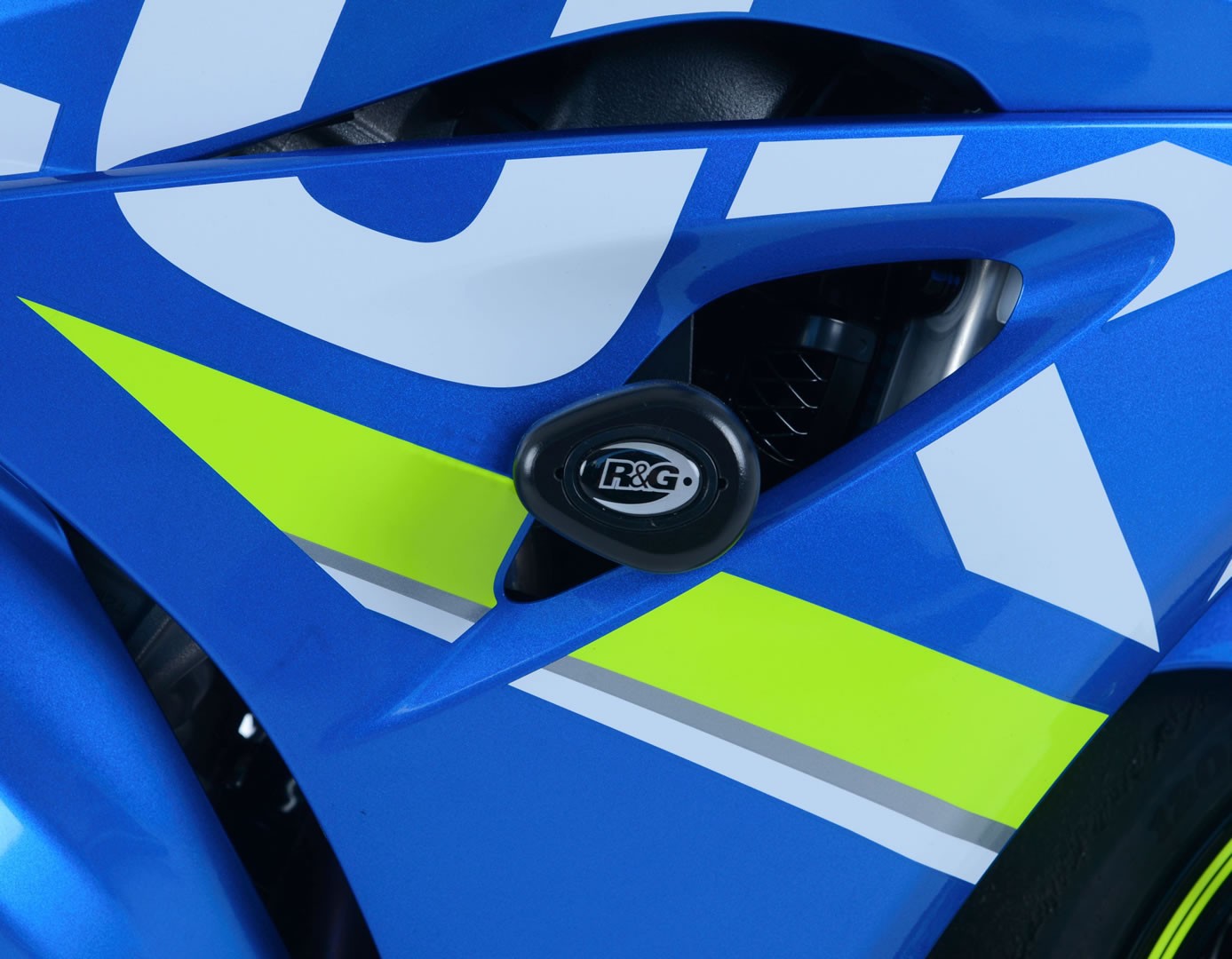 R&G Crash Protectors | Black | Suzuki GSX-R1000R 2017>2024 & Suzuki GSX-R1000 2017>2022 -   Pyramid Motorcycle Accessories