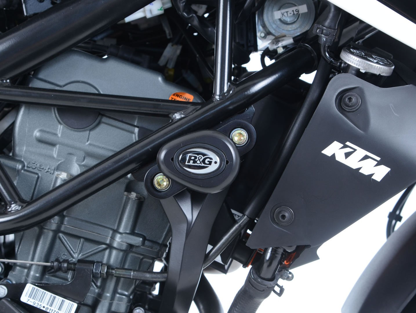 R&G Crash Protectors | Black | KTM 390 Duke 2013>2023 & KTM 125 Duke 2011>2023 & KTM 200 Duke 2012>2022 & KTM 250 Duke 2017>2023