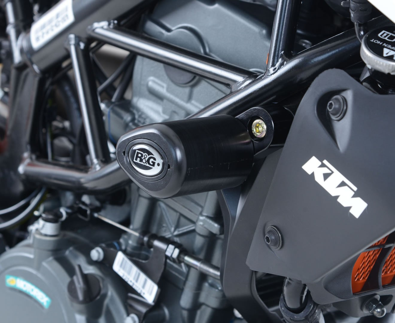 R&G Crash Protectors | Black | KTM 390 Duke 2013>2023 & KTM 125 Duke 2011>2023 & KTM 200 Duke 2012>2022 & KTM 250 Duke 2017>2023
