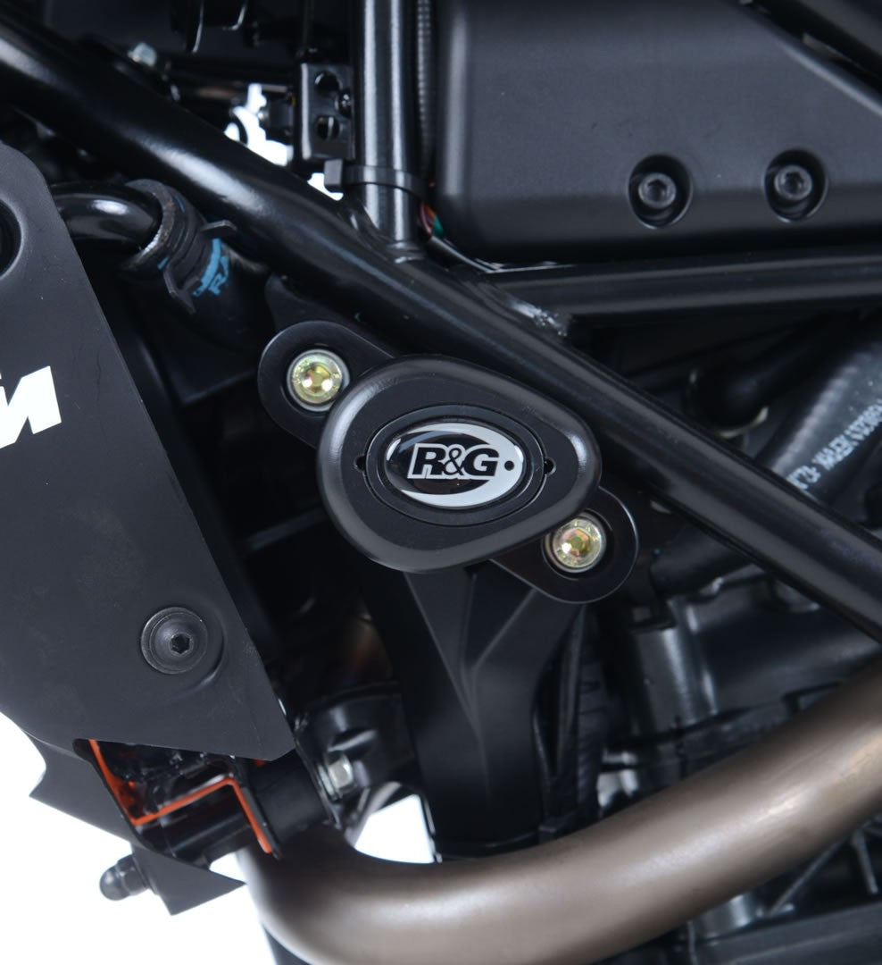 R&G Crash Protectors | Black | KTM 390 Duke 2013>2023 & KTM 125 Duke 2011>2023 & KTM 200 Duke 2012>2022 & KTM 250 Duke 2017>2023