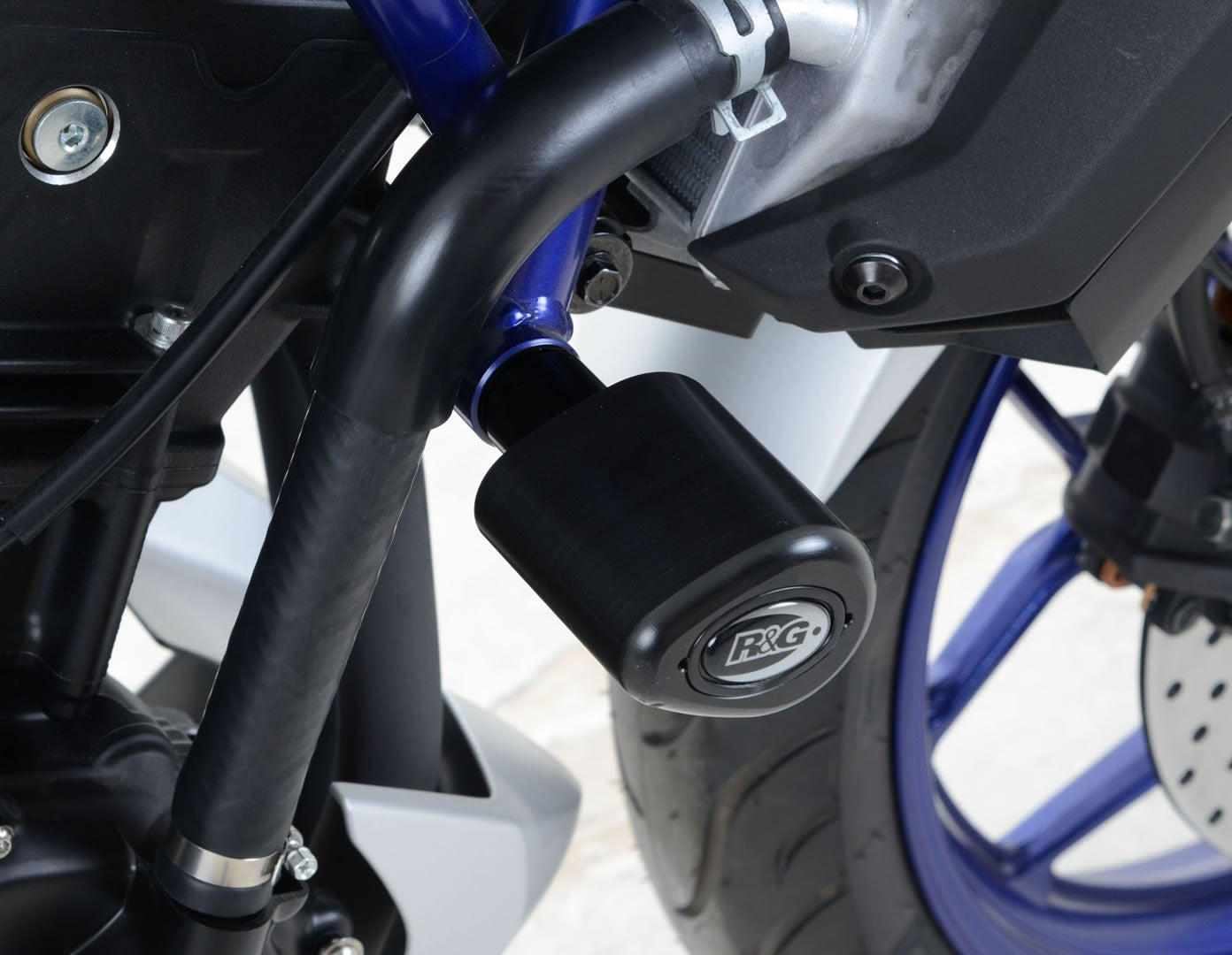 R&G Crash Protectors | White | Yamaha MT-25 2015>Current & Yamaha MT-03 2016>Current