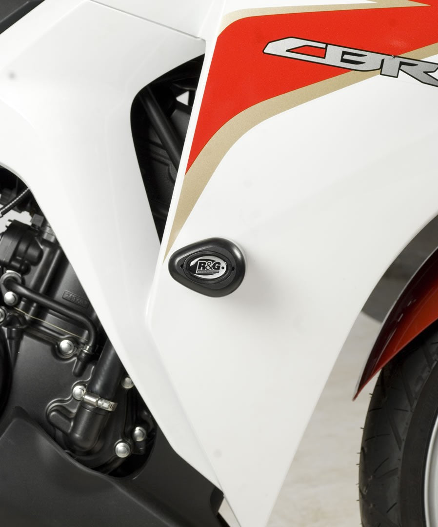 R&G Crash Protectors | White | WK Bikes SP 250 2013>2016 & WK Bikes SP 125 2013>2016 & WK Bikes SP 50 2013>2015 & Honda CBR 250 R 2011>2016