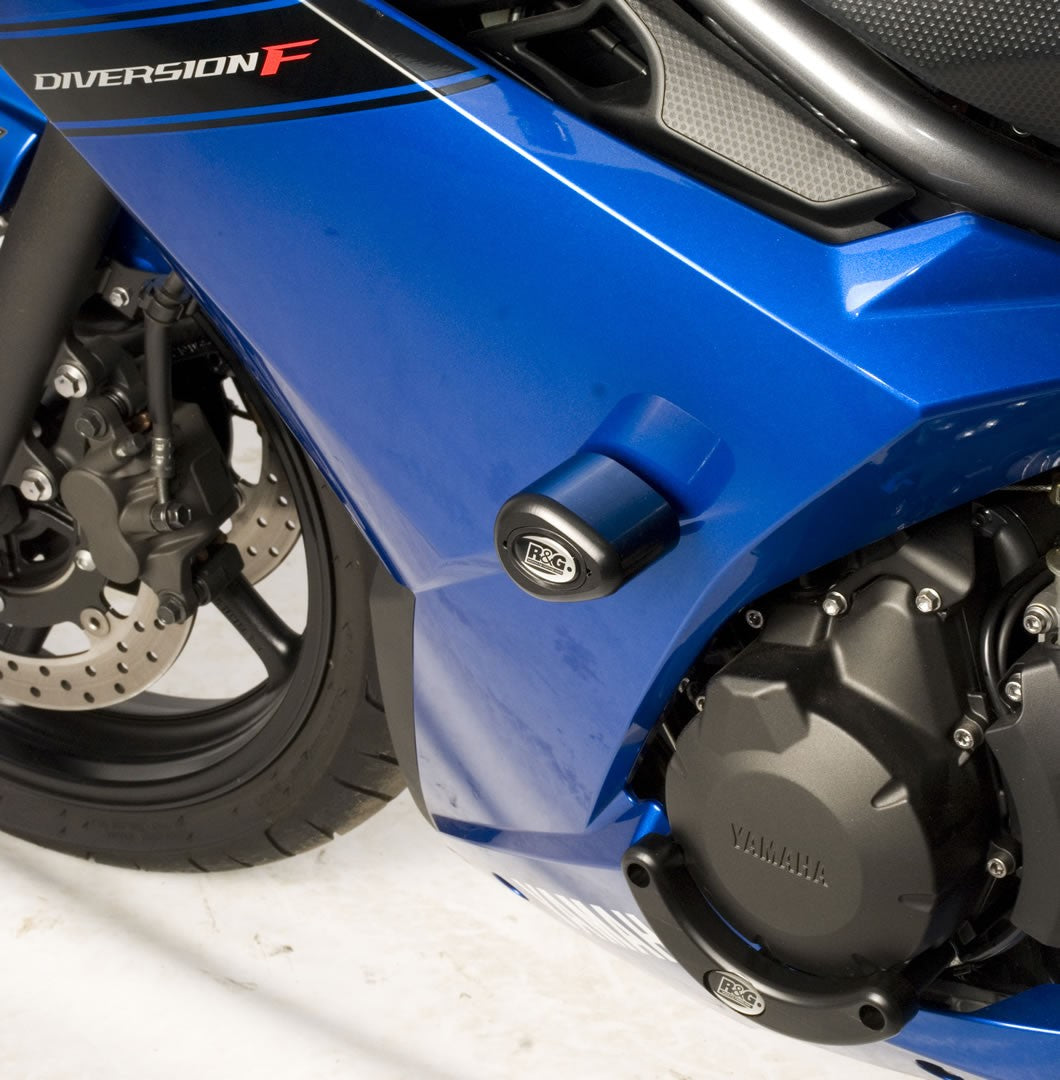 R&G Crash Protectors | Black | Yamaha XJ6 Diversion F 2010>2016