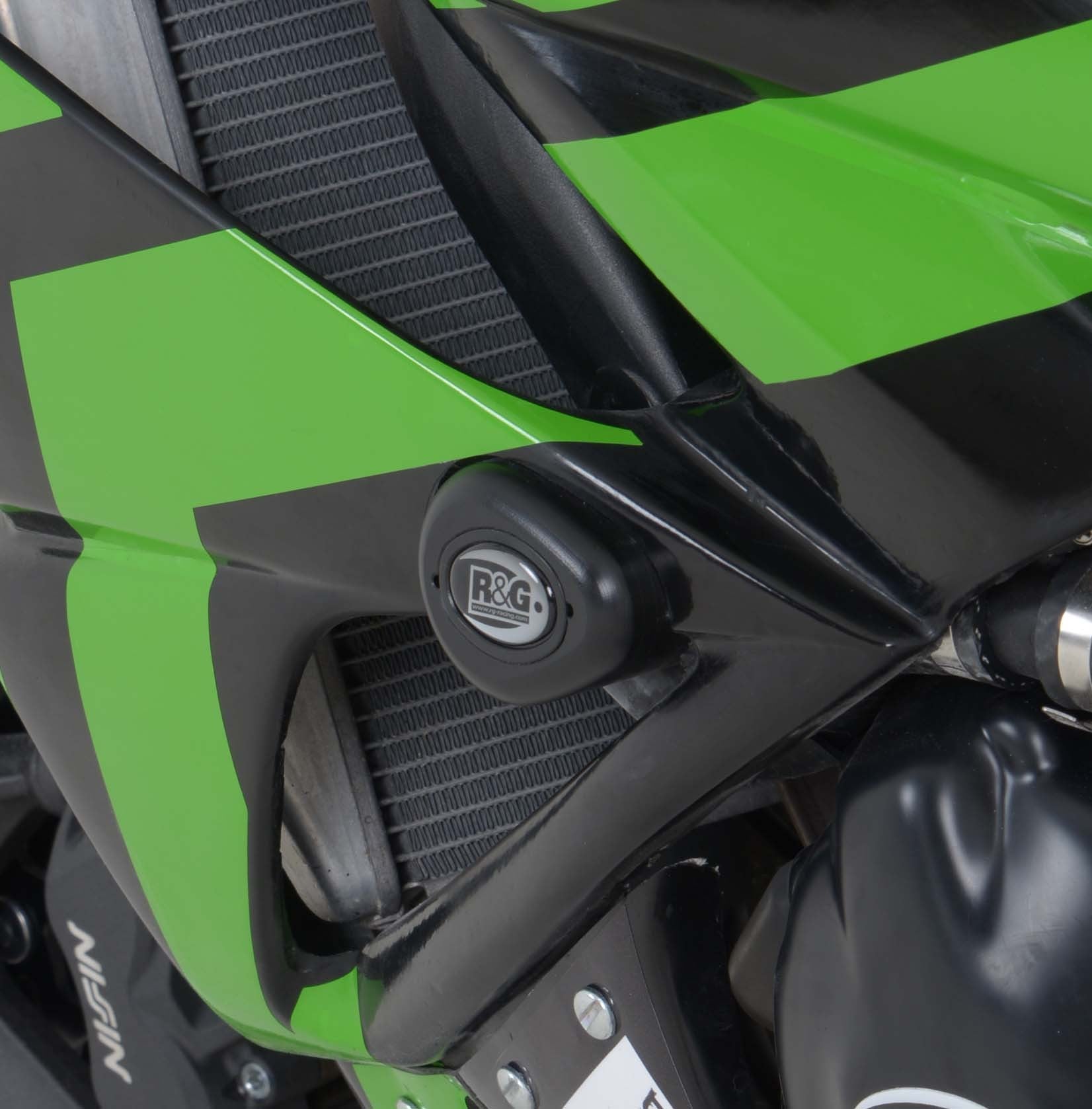 R&G Crash Protectors | Black | Kawasaki Ninja ZX6-R 2009>2012
