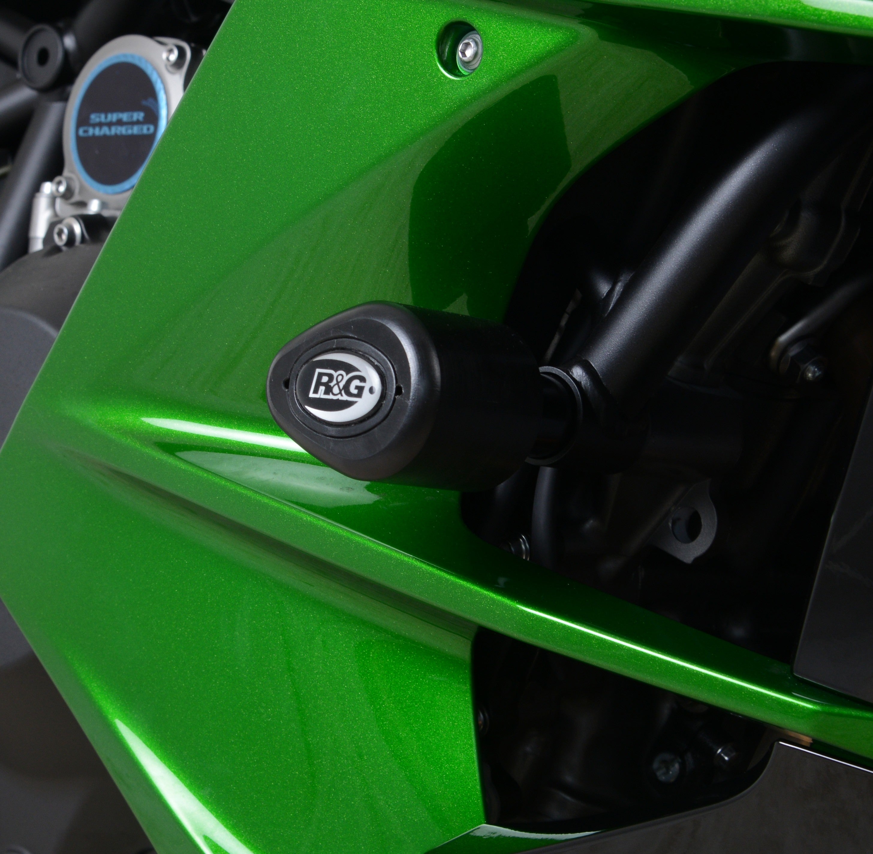 R&G Crash Protectors | Black | Kawasaki Ninja H2 SX 2018>2022
