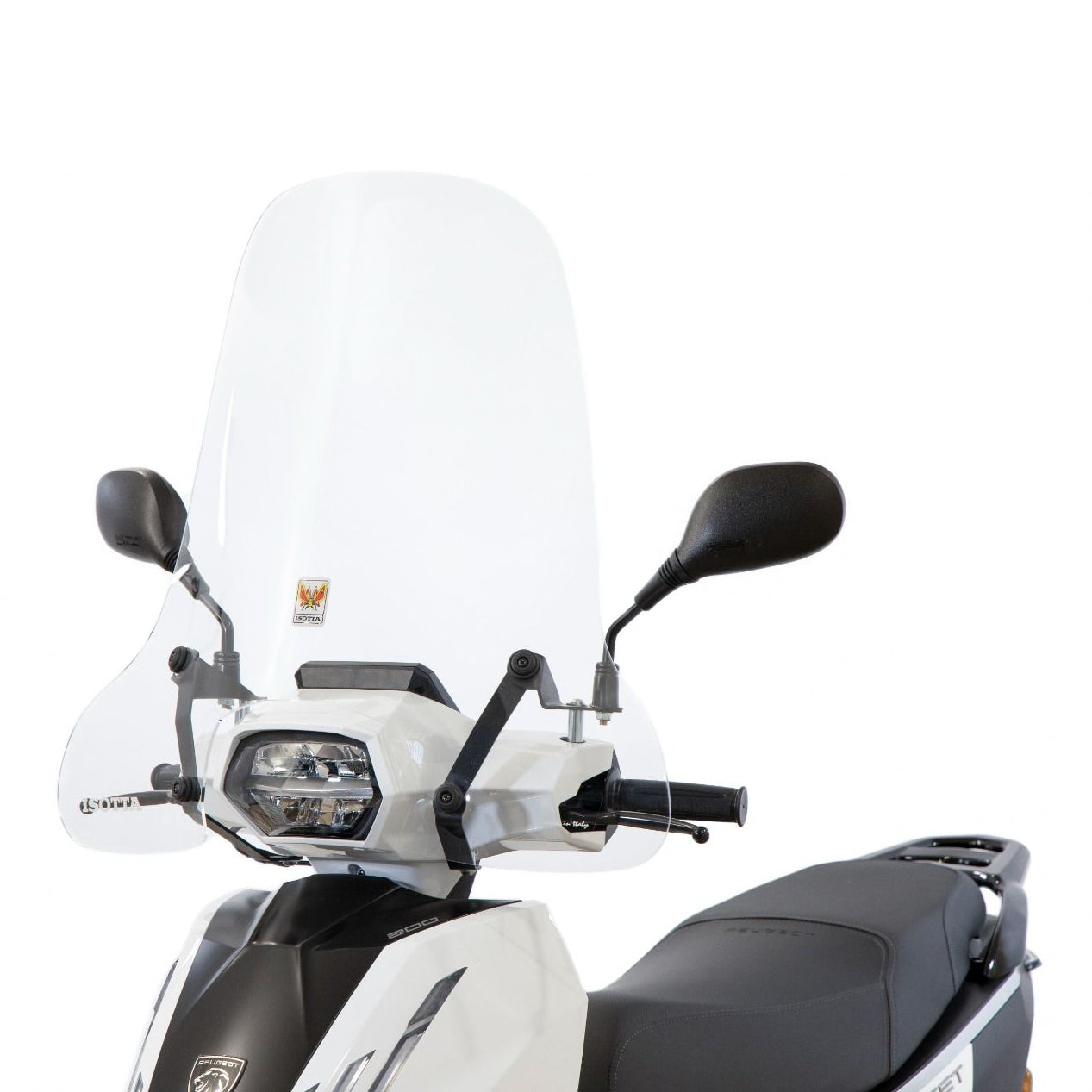 Isotta Classic Screen | Clear | Peugeot Tweet FL 200 2023> -   Pyramid Motorcycle Accessories