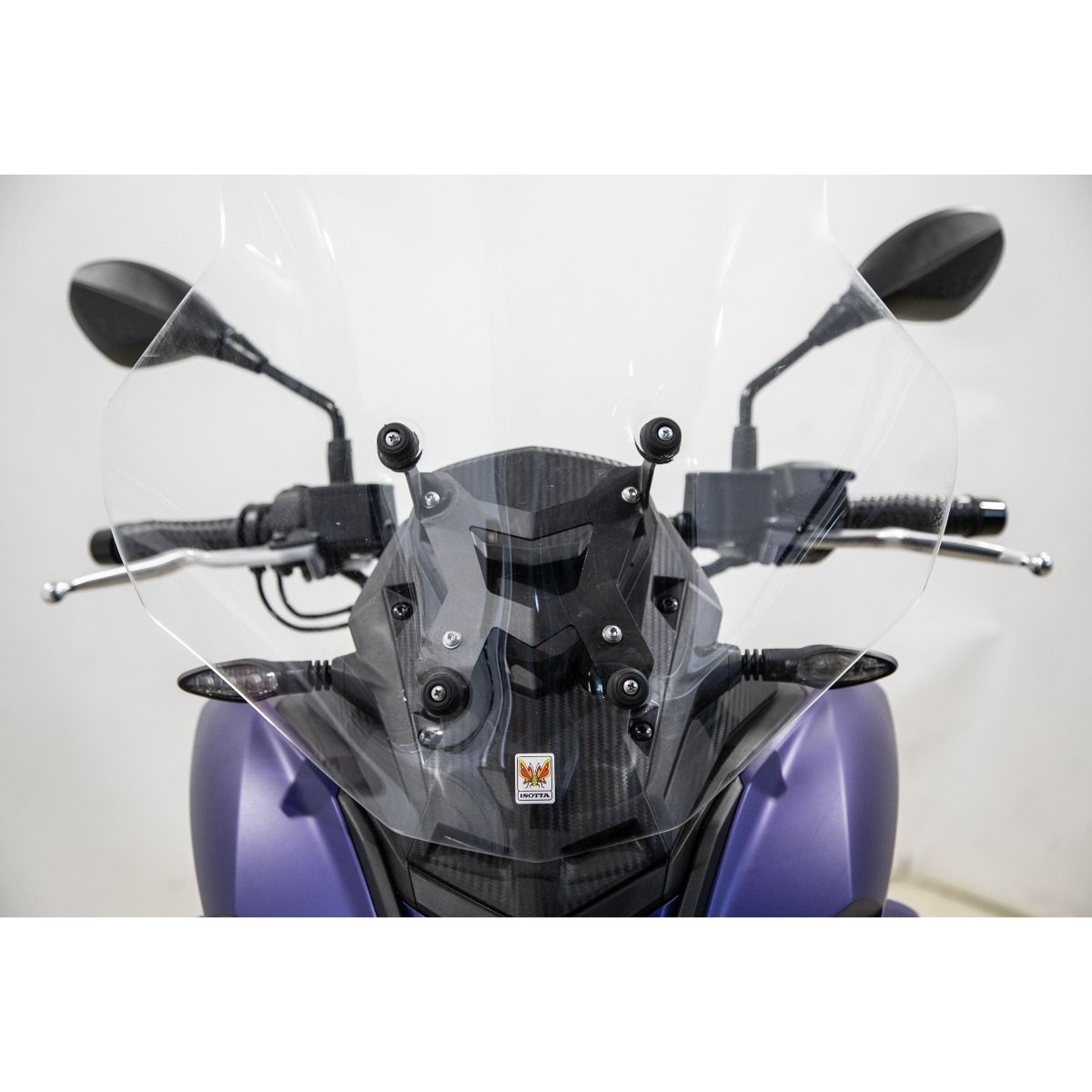 Isotta Classic Screen | Clear | Aprilia SR GT 125 (2022 >) -   Pyramid Motorcycle Accessories