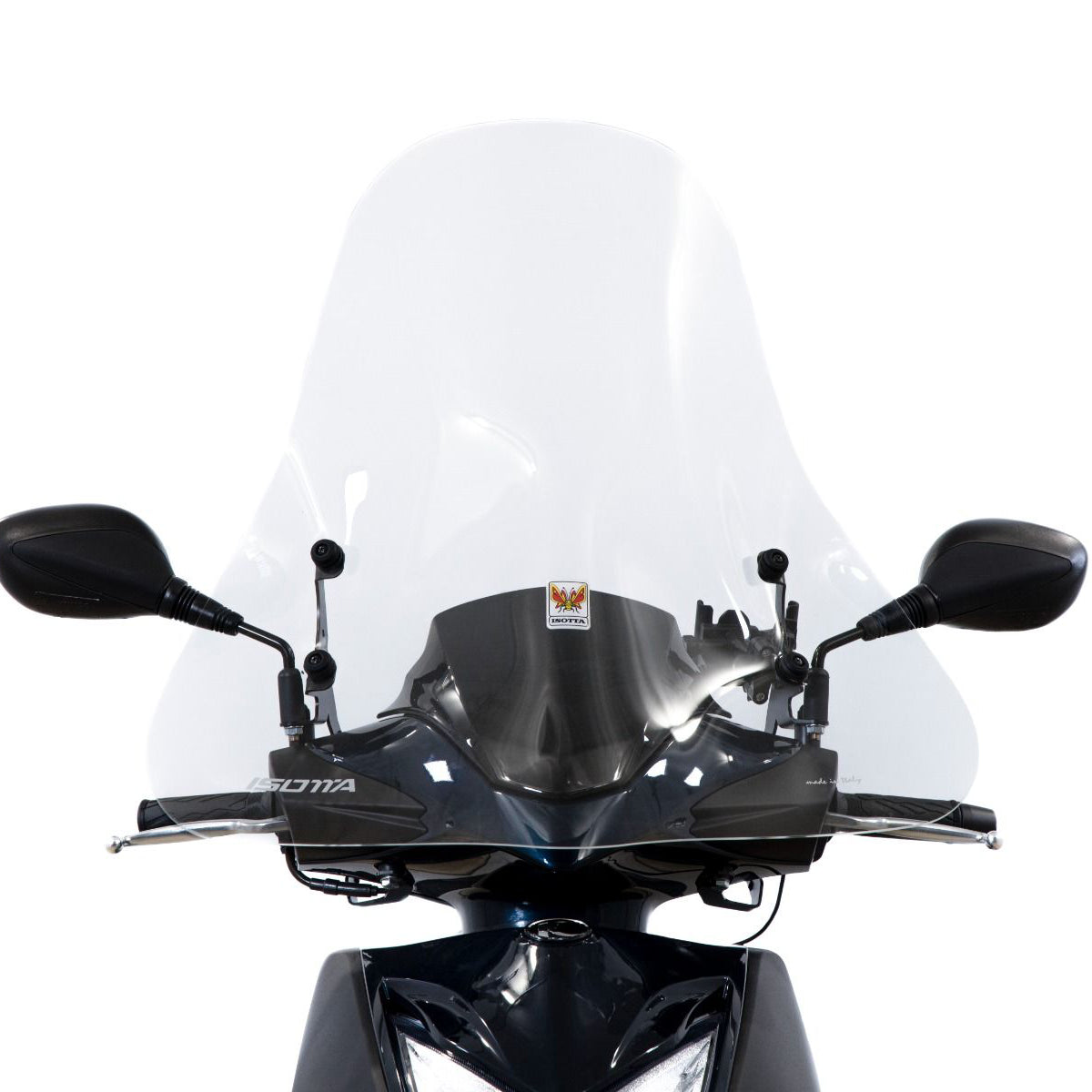 Isotta Classic Screen | Clear | Kymco Agility R16 Plus 50-125-200 2014>, Agility S 125-200 2022> -   Pyramid Motorcycle Accessories