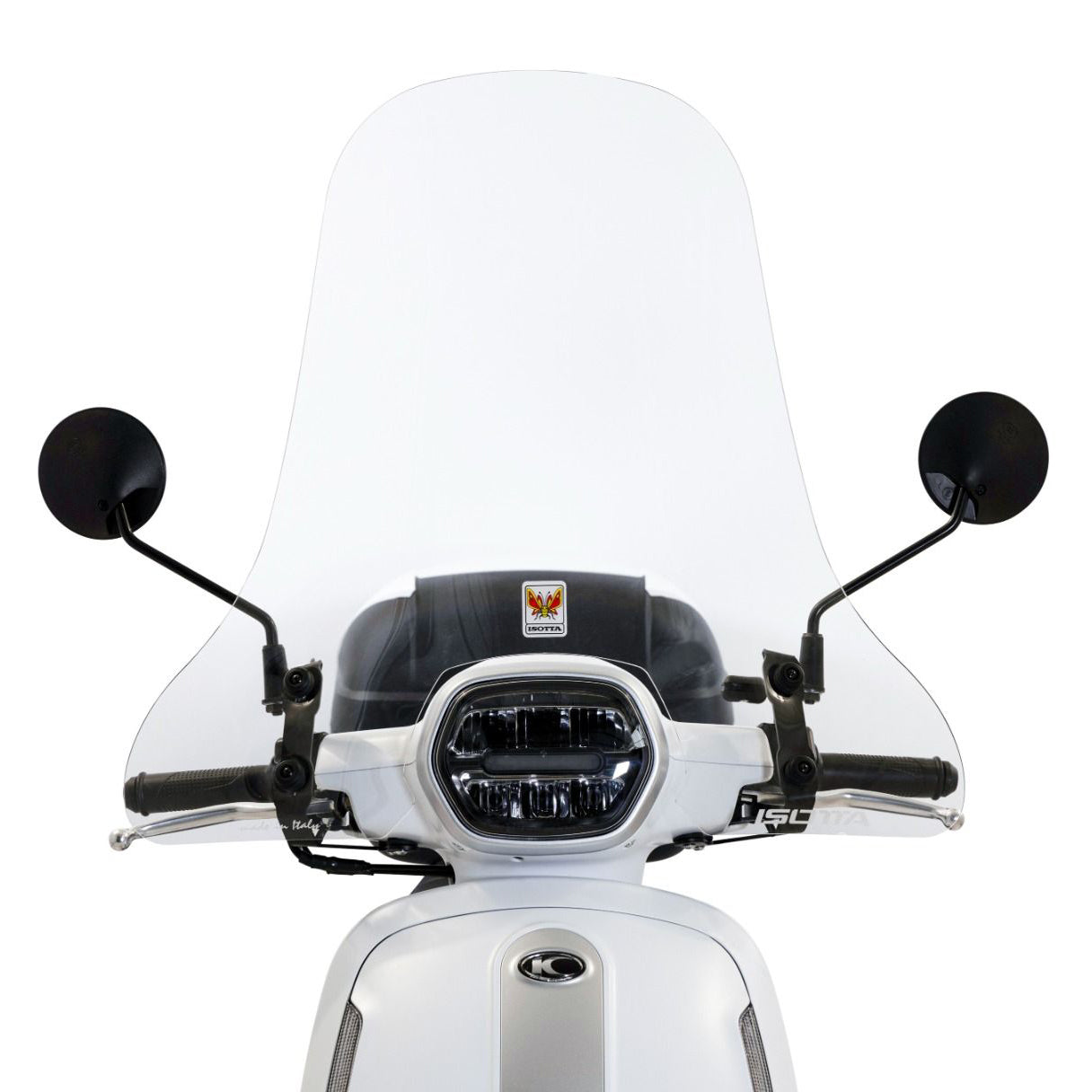 Isotta Classic Screen | Clear | Kymco Filly 50 2024> -   Pyramid Motorcycle Accessories