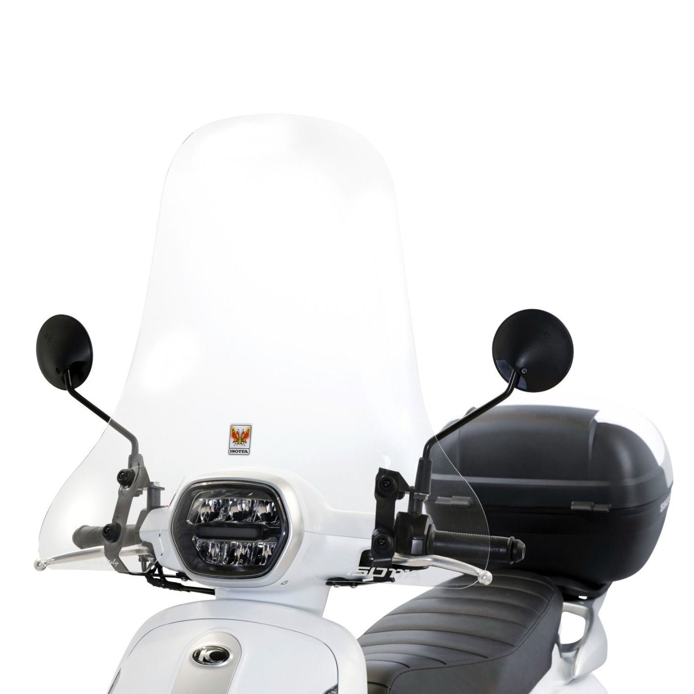 Isotta Classic Screen | Clear | Kymco Filly 50 2024> -   Pyramid Motorcycle Accessories