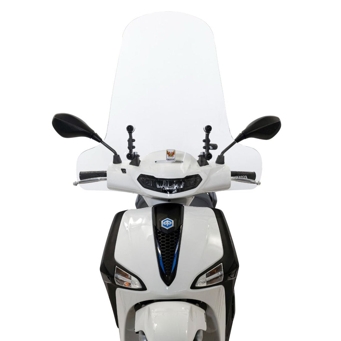Isotta Classic Screen | Clear | Liberty 125 2025> -   Pyramid Motorcycle Accessories