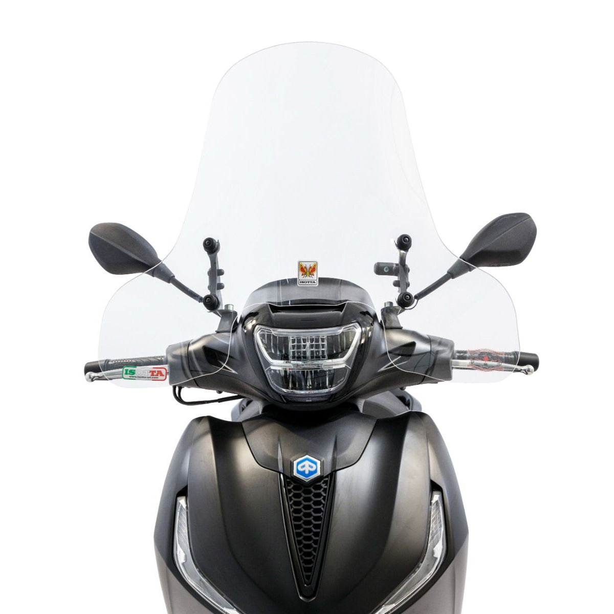 Isotta Classic Screen | Clear | Piaggio Beverly 300 - 400 HPE 2021 -   Pyramid Motorcycle Accessories