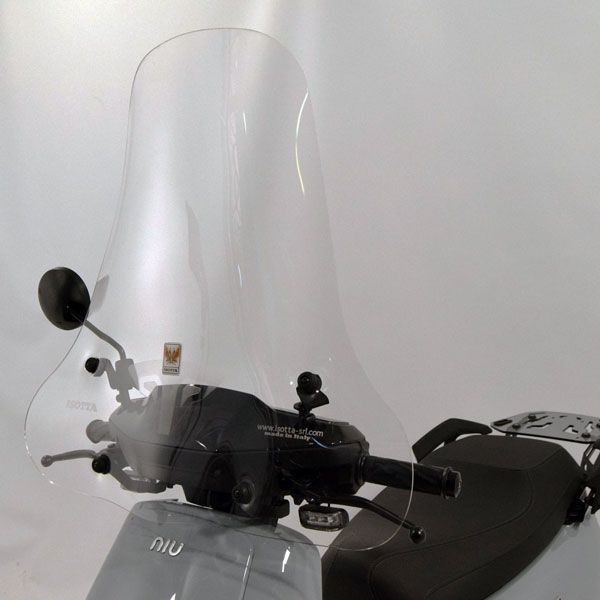 Isotta Classic Screen | Clear | NIU MQI GT 2021> -   Pyramid Motorcycle Accessories