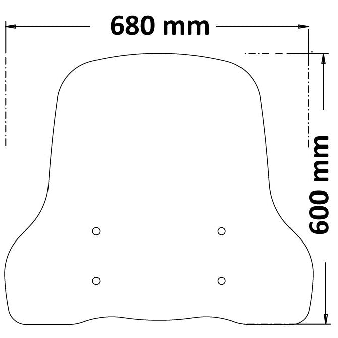 Isotta Classic Screen | Clear | NIU UQI GT 2020-2023 -   Pyramid Motorcycle Accessories