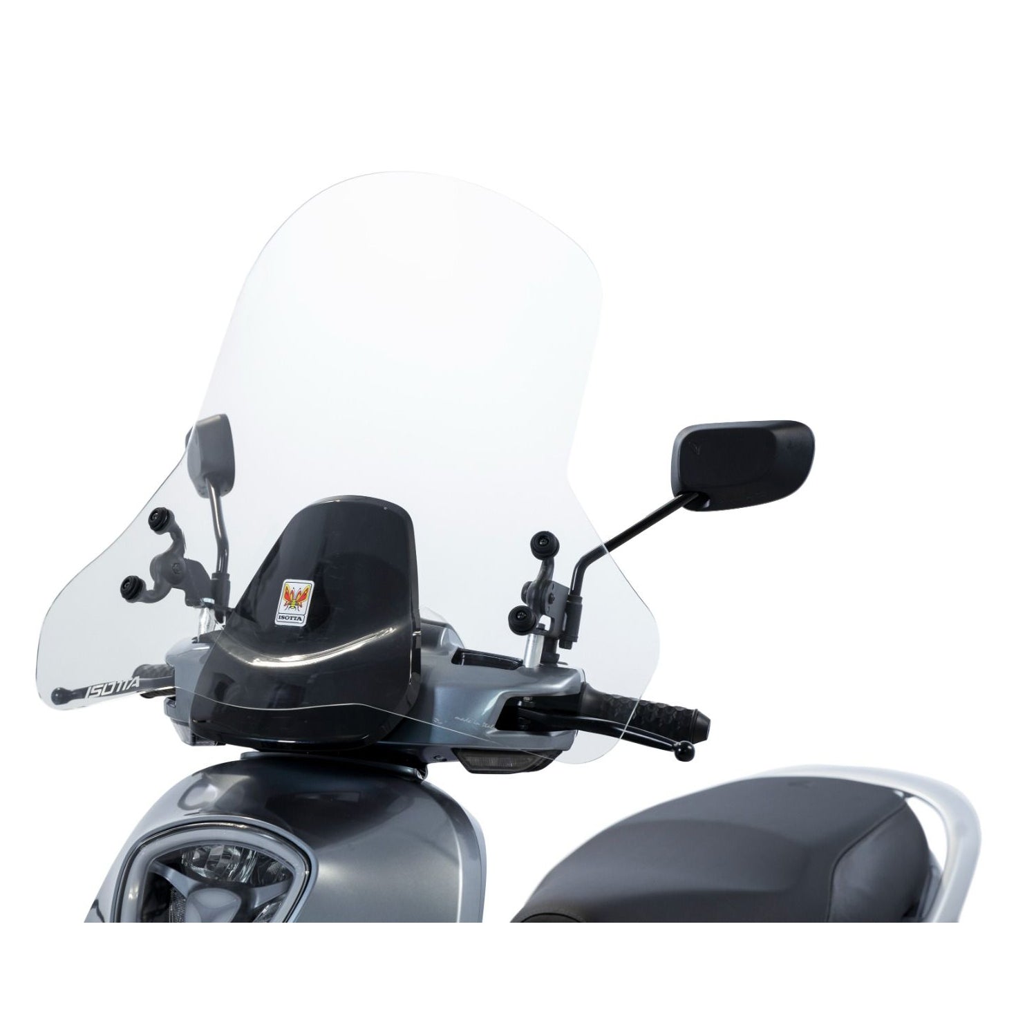 Isotta Classic Screen | Clear | Yadea C1S & C1S Pro 2020-2022 -   Pyramid Motorcycle Accessories