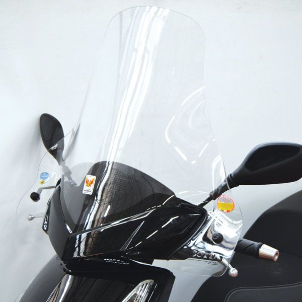Isotta Medium Screen | Clear | Peugeot Geopolis 250-300-400 and RS Since 2007 -   Pyramid Motorcycle Accessories