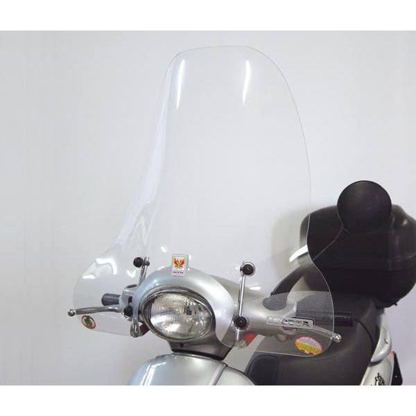 Isotta Medium Screen | Clear | Piaggio Liberty -   Pyramid Motorcycle Accessories