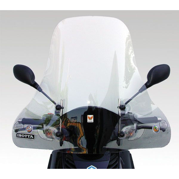 Isotta Medium Screen | Clear | Carnaby 125-200-250 -   Pyramid Motorcycle Accessories