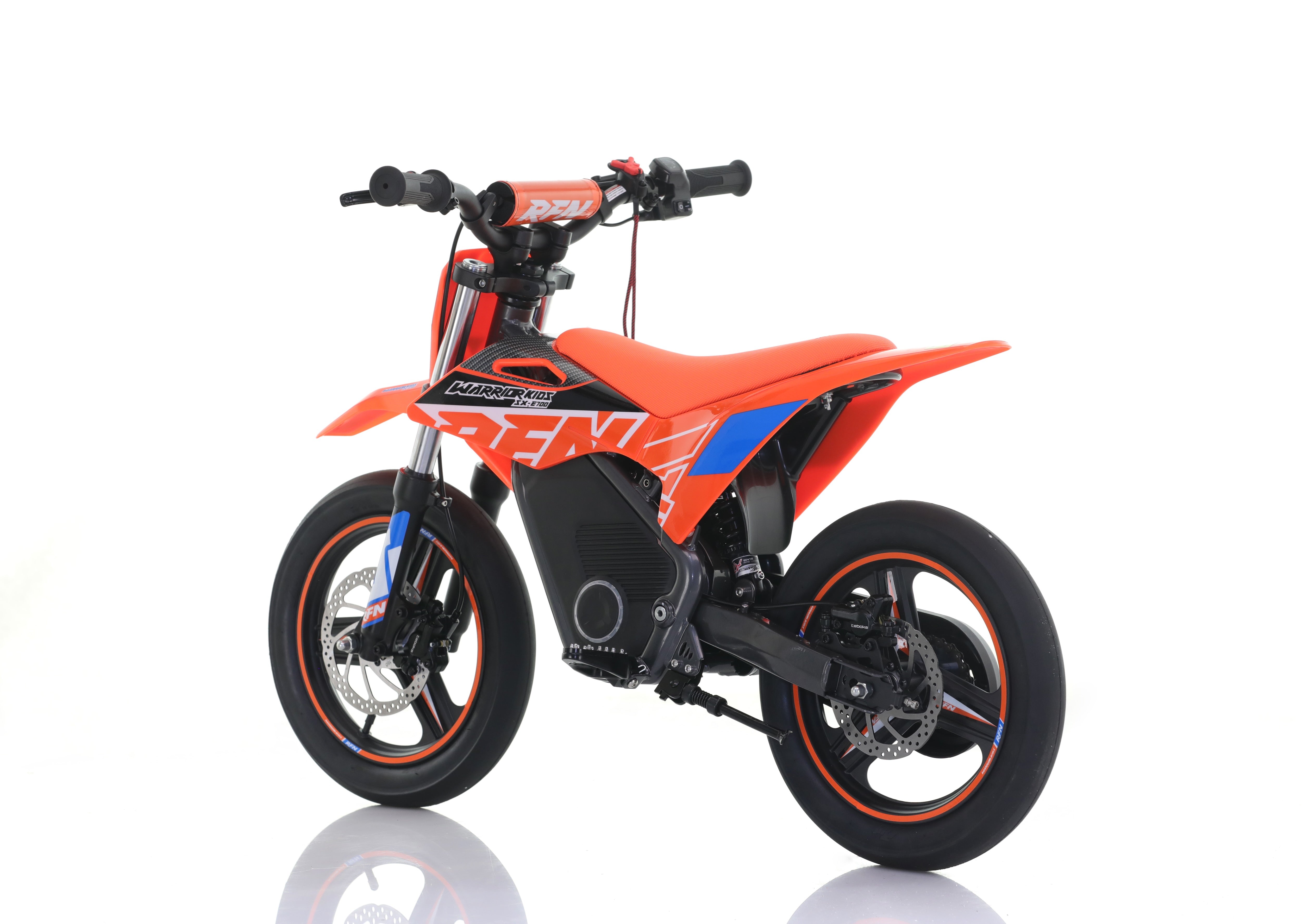 RFN Warrior SX-E700 R SM 14-inch Kids Electric Supermoto Bike | Orange