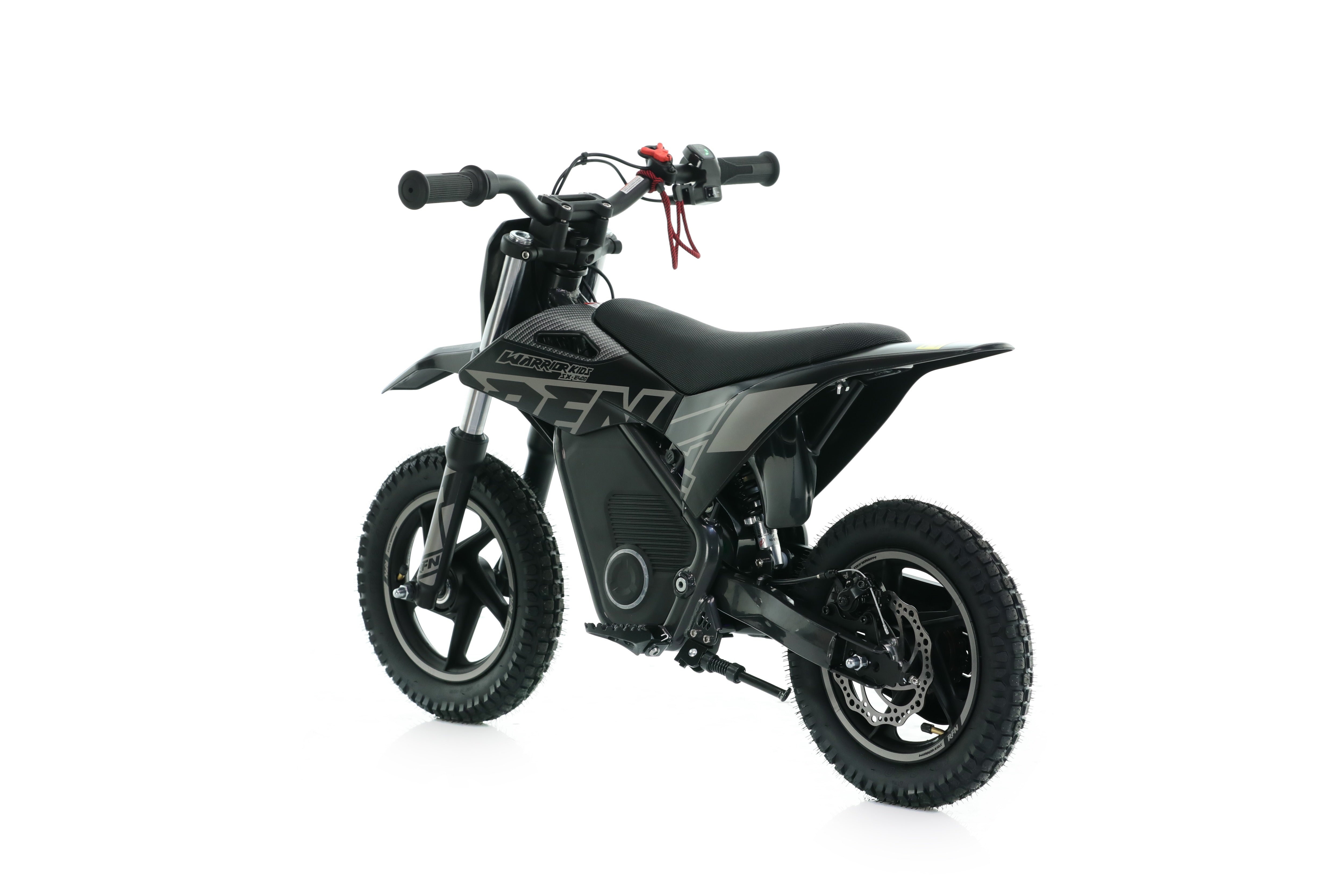 RFN Warrior SX-E400 12-inch Kids Electric MX Bike | Black/Grey