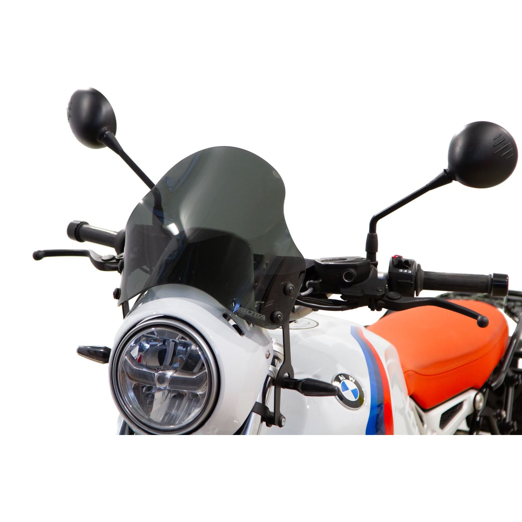 Isotta Low Screen | Dark Smoke | BMW NINE T URBAN GS 1200 -   Pyramid Motorcycle Accessories