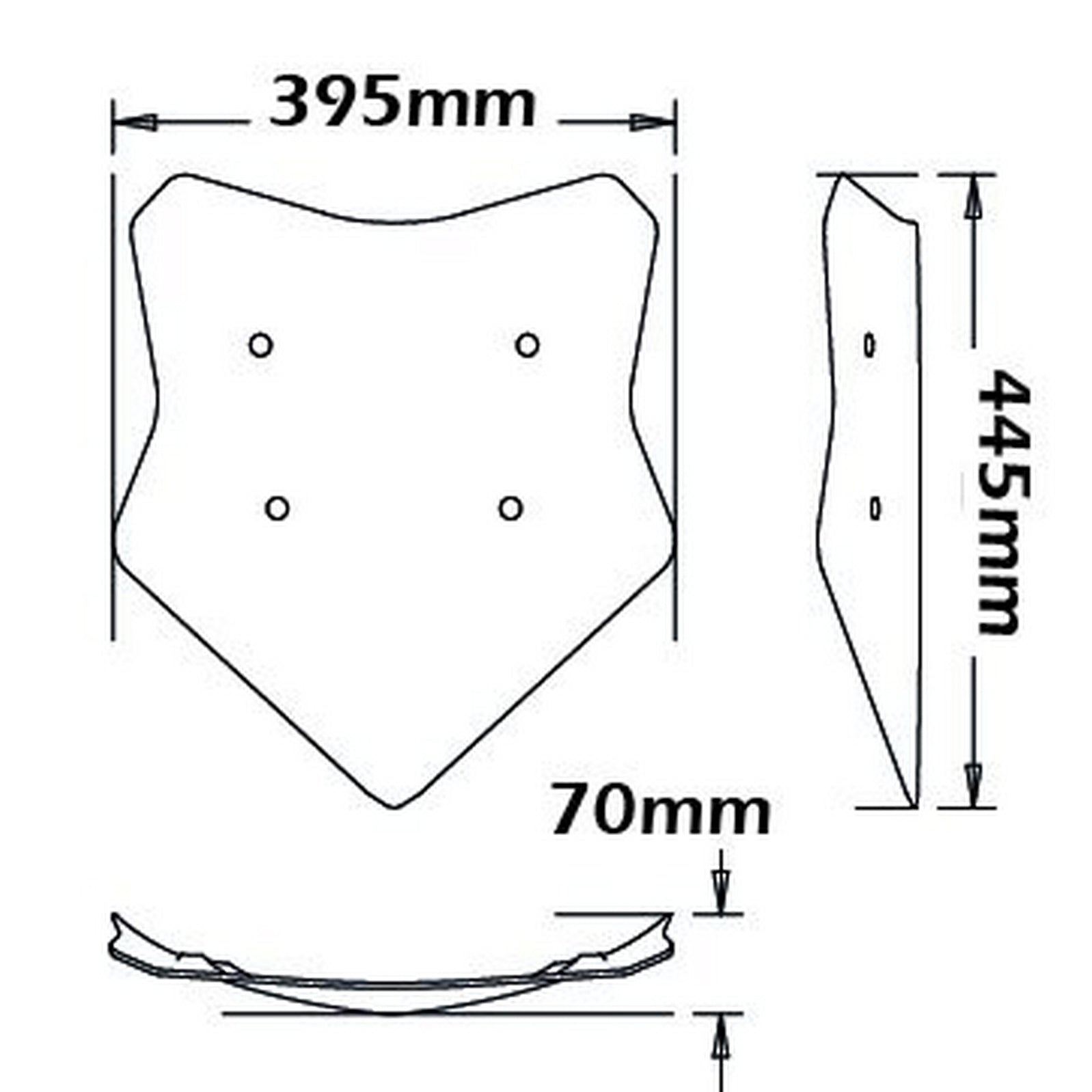 Isotta Low Screen | BMW S 1000 XR 2015> -   Pyramid Motorcycle Accessories
