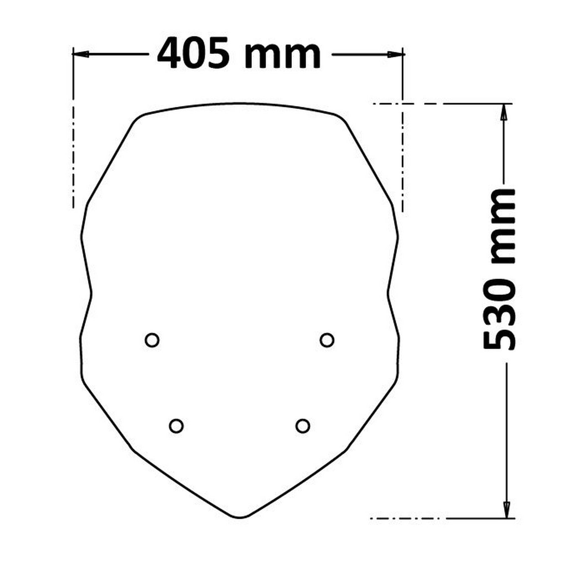 Isotta High Screen | Honda NC 750 X -   Pyramid Motorcycle Accessories