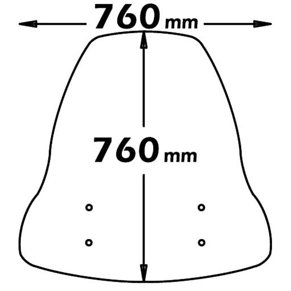 Isotta High Screen | Clear | Benelli Modello 491 1998>2001 -   Pyramid Motorcycle Accessories