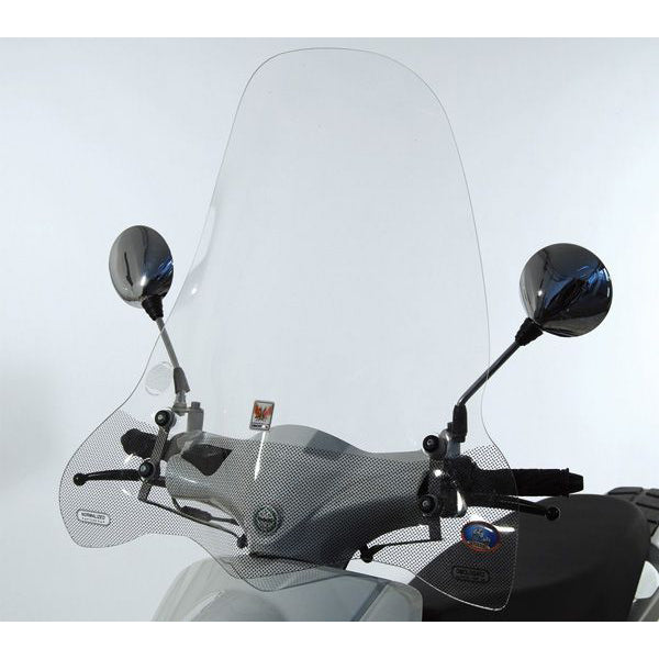 Isotta Medium Screen | Clear | Benelli Pepe 50 2007-2015 -   Pyramid Motorcycle Accessories