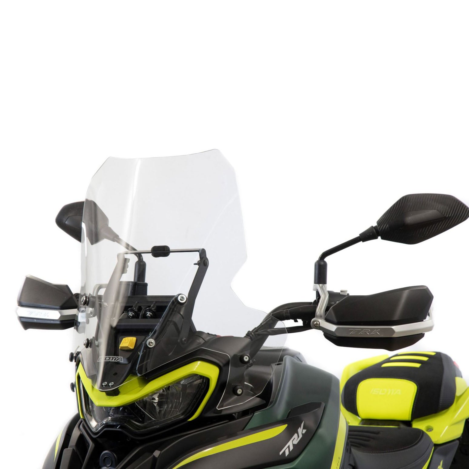Isotta Screen with Integrated Side Flaps | Benelli TRK 702 2023> -   Pyramid Motorcycle Accessories
