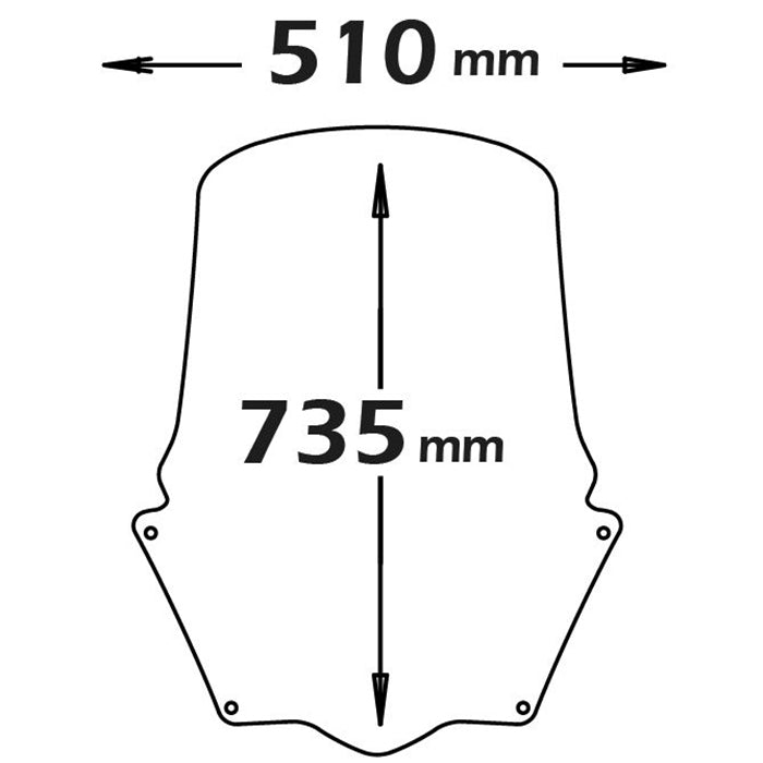 Isotta High Screen | Clear | Burgman 400 ABS 2017> -   Pyramid Motorcycle Accessories
