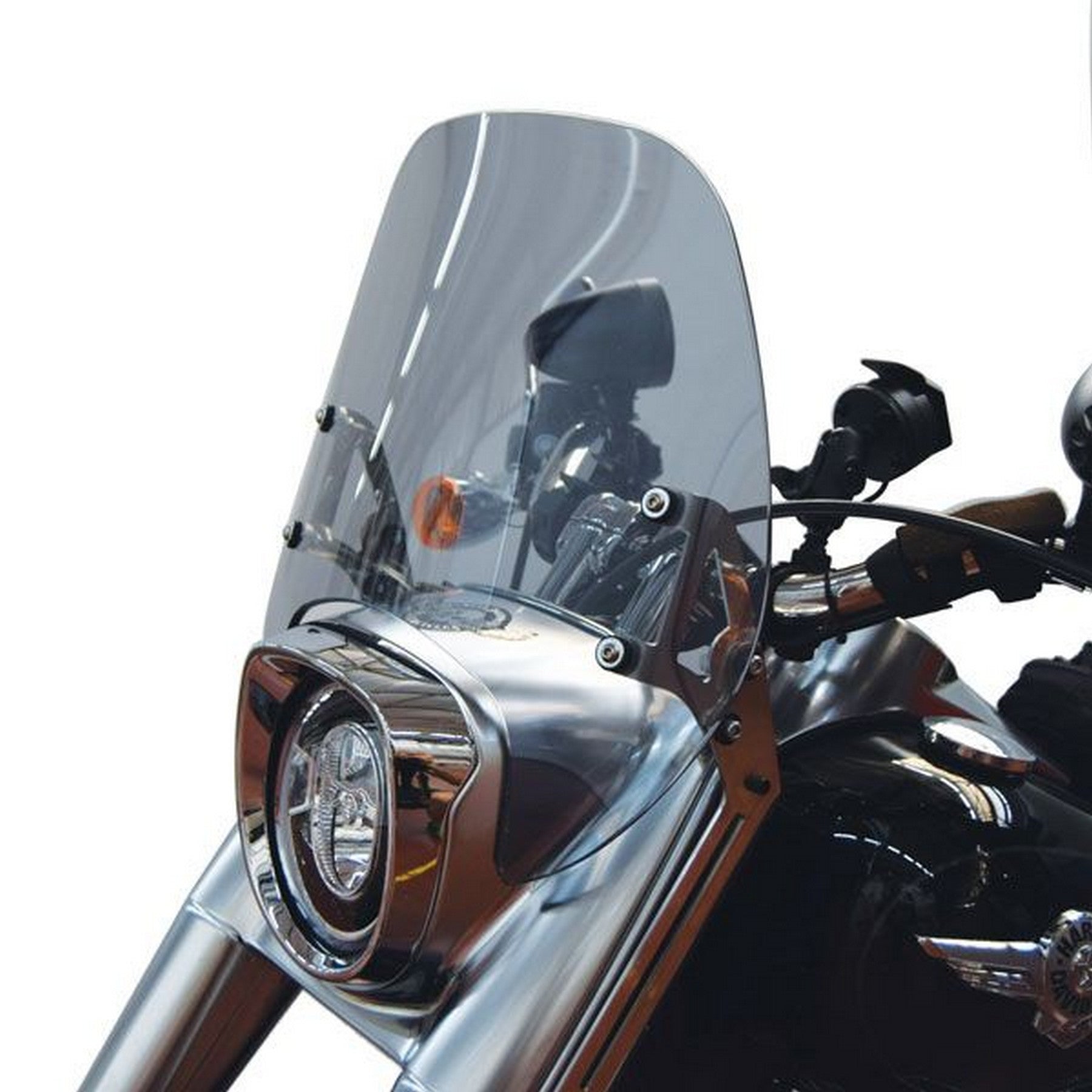 Isotta Screen with Variable Tilt | Harley Davidson Fat Boy 2018> -   Pyramid Motorcycle Accessories