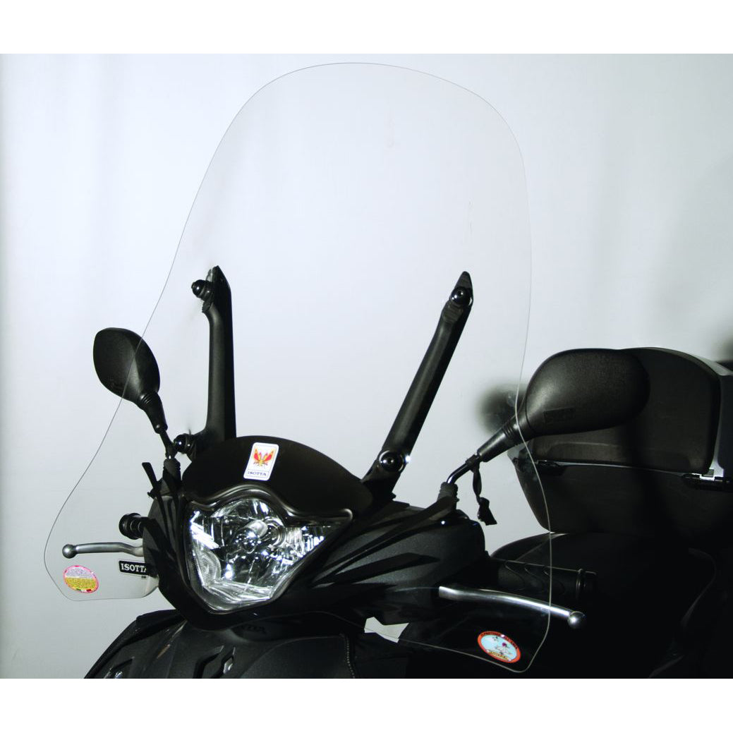 Isotta High Screen with Anti-Sun Refraction | Clear | Honda SH 125/150 06/2012 - 2016 -   Pyramid Motorcycle Accessories