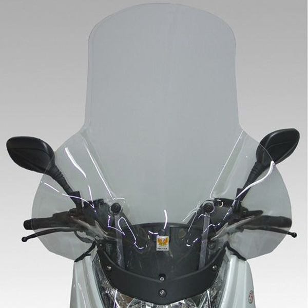 Isotta High Screen | Clear | Kymco Dink 125 2007 - 2017 -   Pyramid Motorcycle Accessories