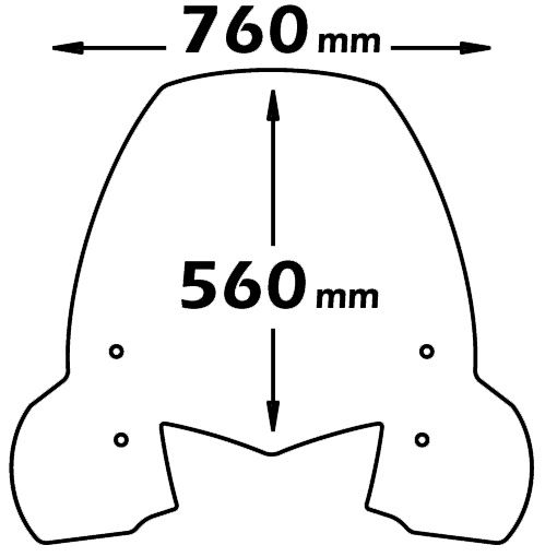Isotta High Screen | Clear | Kymco People S 300 2008 - 2013 -   Pyramid Motorcycle Accessories
