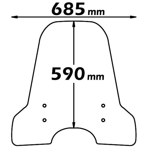 Isotta Screen | Clear | Aprilia Scarabeo 50-100 2-4 Strokes 1994 - 2013 -   Pyramid Motorcycle Accessories