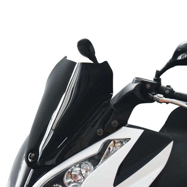 Isotta Screen | Dark Smoke | Kymco Downtown 125I 2009 - 2017 / 200I 2016-2019 / 300I SINCE 2009 -   Pyramid Motorcycle Accessories