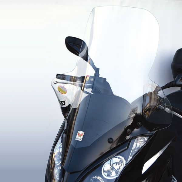 Isotta High Screen with Anti-Sun Refraction | Clear | Kymco Downtown 125I 2009 - 2017 / 200I 2016 - 2019 / 300I SINCE 2009 -   Pyramid Motorcycle Accessories