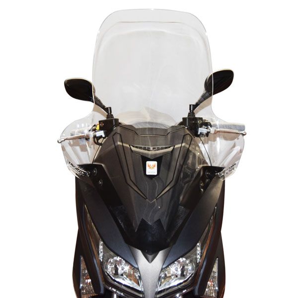 Isotta Medium Screen with Anti-Sun Refraction | Clear | Kymco Xtown 125I-300I 2016> -   Pyramid Motorcycle Accessories