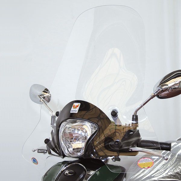 Isotta Medium Screen with Anti-Sun Refraction| Clear | Kymco People One 125I 2013> -   Pyramid Motorcycle Accessories