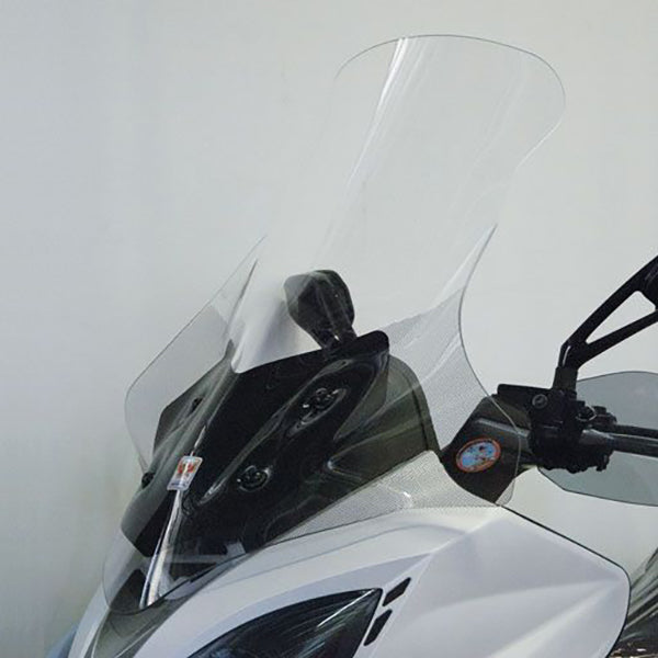 Isotta Screen with Anti-Sun Refraction | Clear | Kymco Xciting 400 2012 - 2017 -   Pyramid Motorcycle Accessories