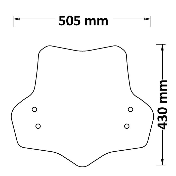 Isotta Screen | Kymco Agility 125-200I R16 Plus 2021 -   Pyramid Motorcycle Accessories