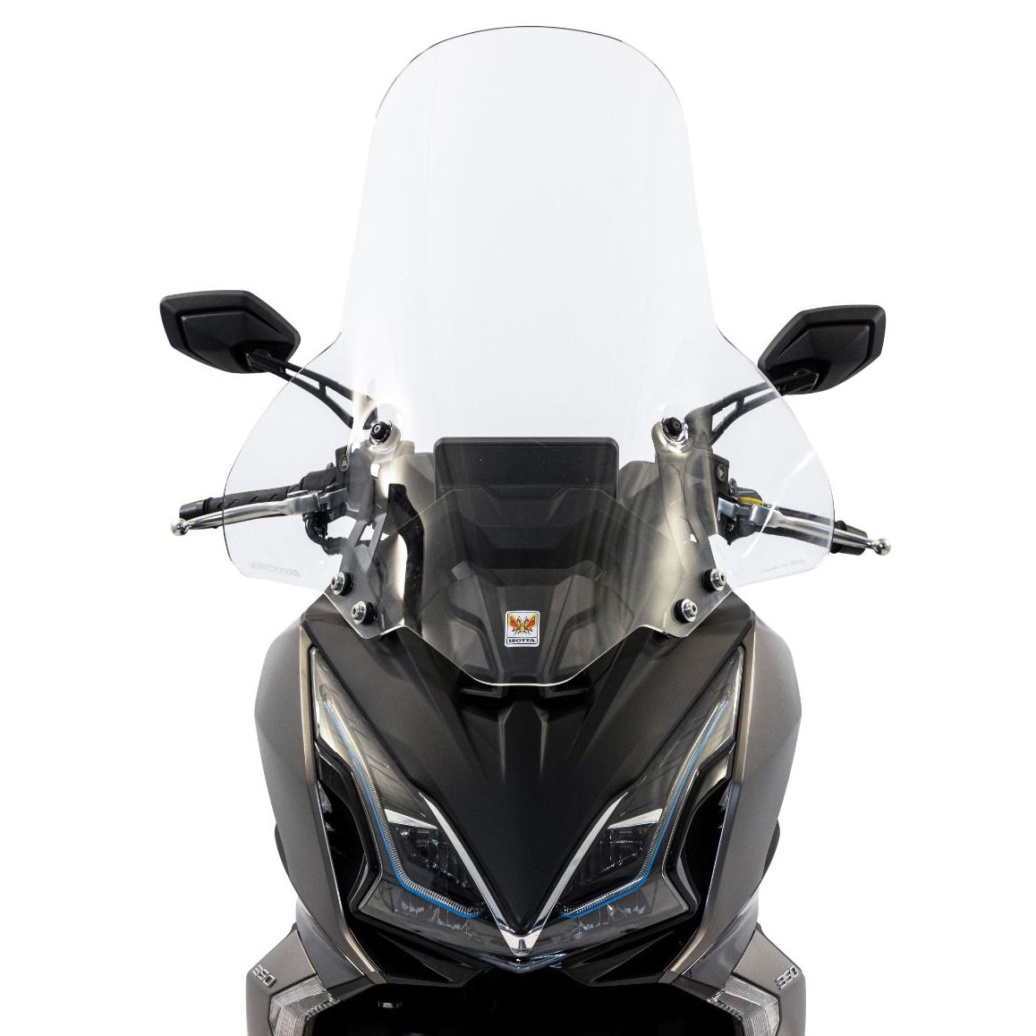 Isotta High Screen | Clear | Kymco Downtown GT 350 2024 -   Pyramid Motorcycle Accessories